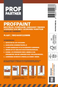 ProfPartner ProfPaint wit/grijs 18 mm 2440x1220