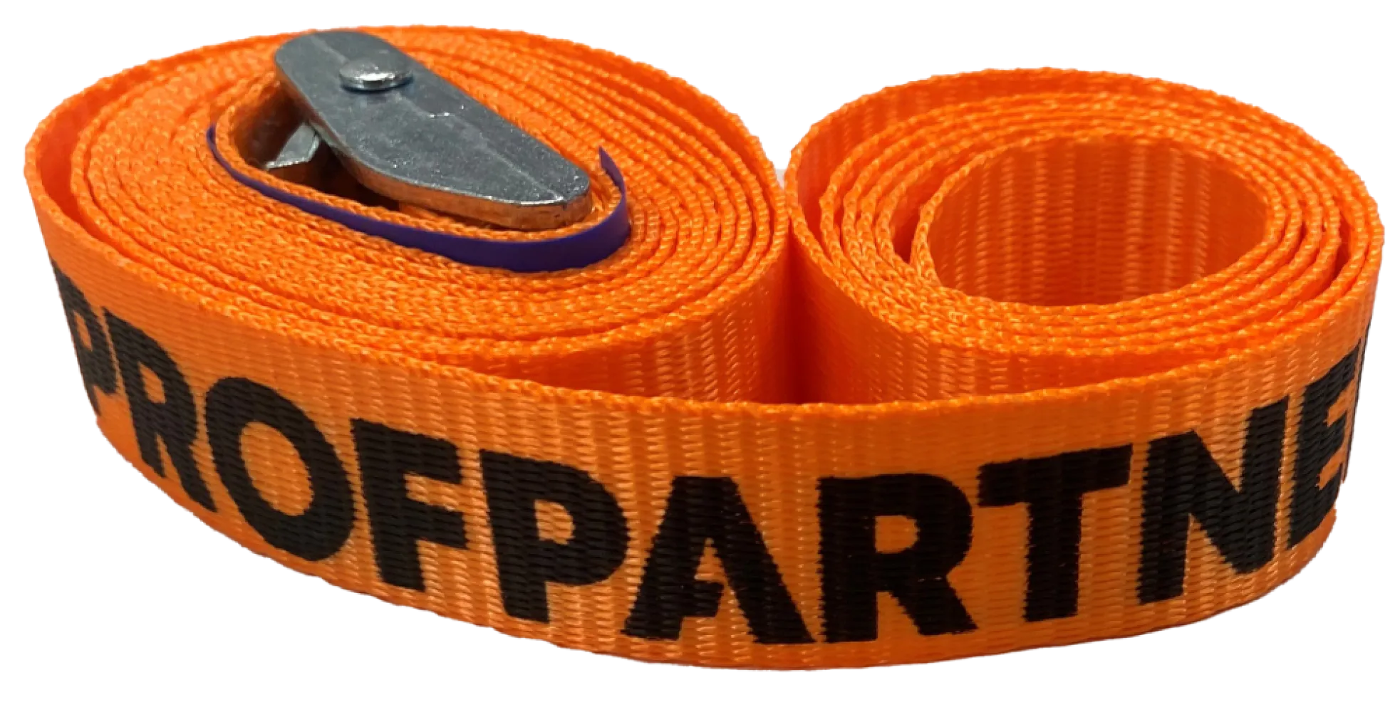 ProfPartner spanband 25 mm, oranje, klemgesp eindloos, 0,35 T, 3 m