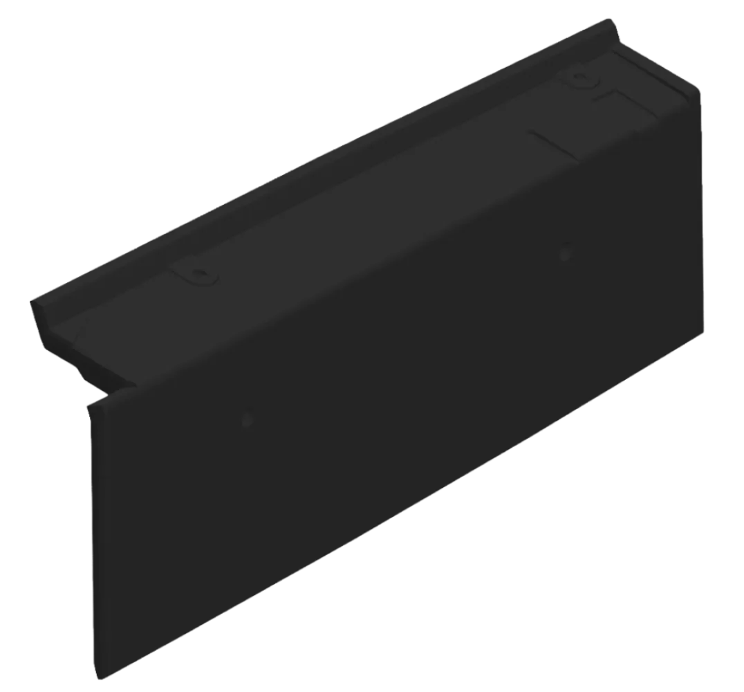 TEJAS BORJA FLAT 10 HALVE GEVELPAN - RECHTS NATURAL BLACK
