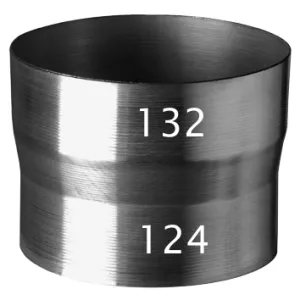 Ubbink Verloopstuk Aluminium van diam 132 naar diam 124 mm