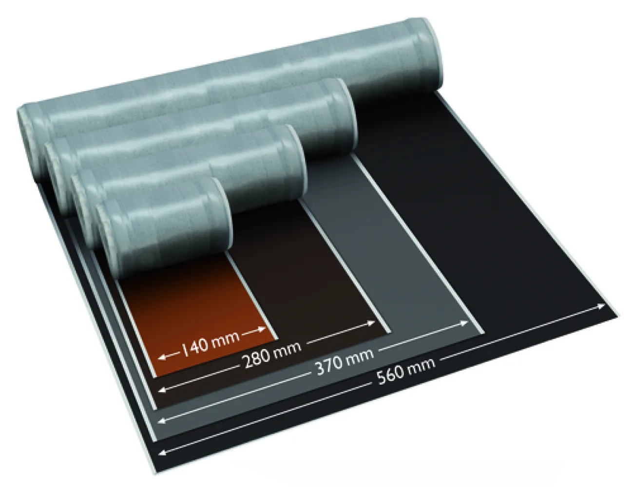 Monier Wakaflex 280 mm - 5 Meter