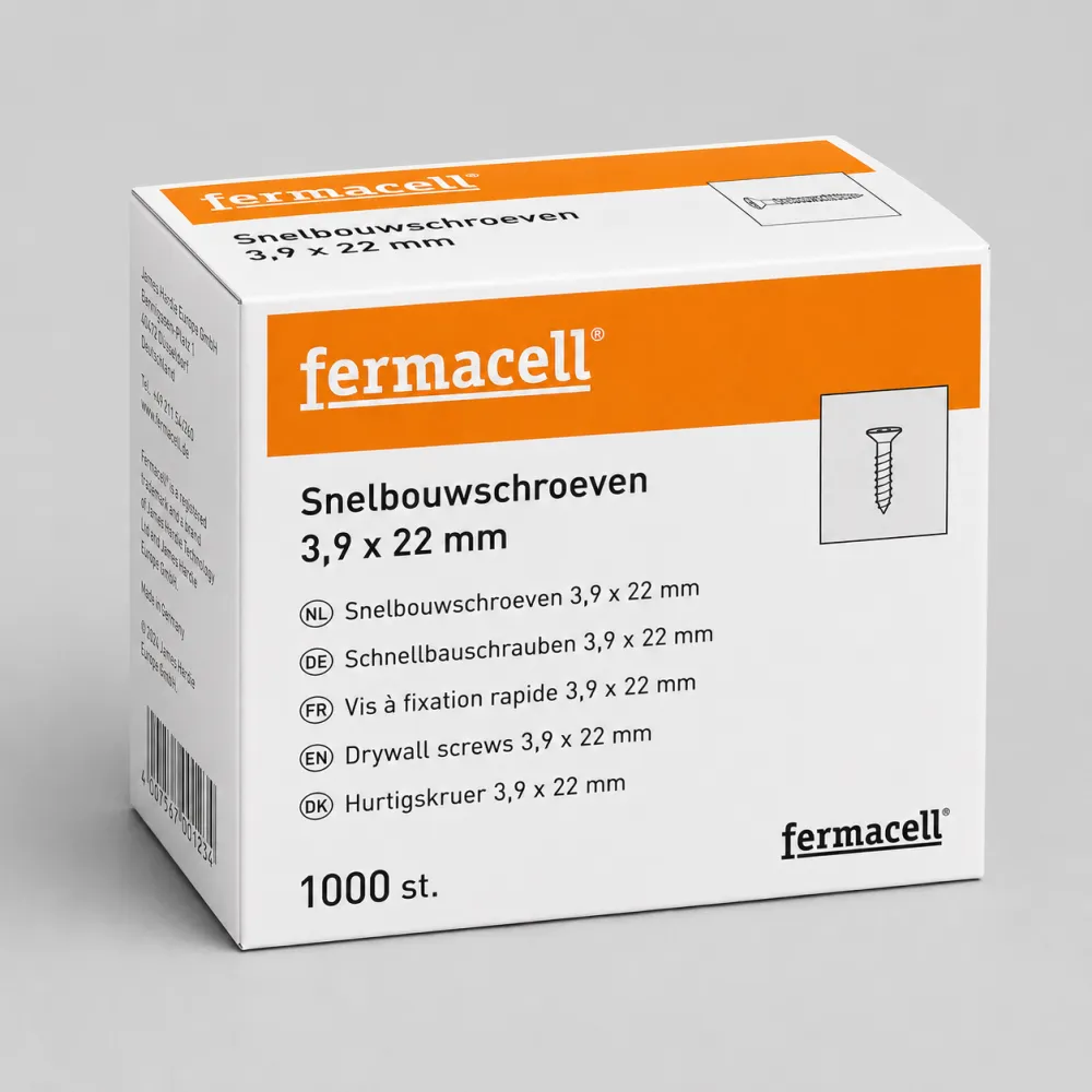 Fermacell Snelbouwschroeven 3,9x22 mm