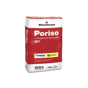 Poriso lichtgewicht lijmmortel 997