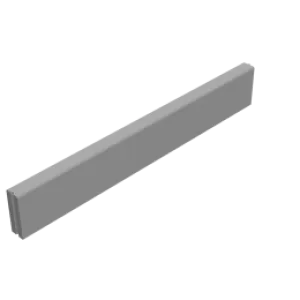 MBI Opsluitband grijs - 6x20x100 cm