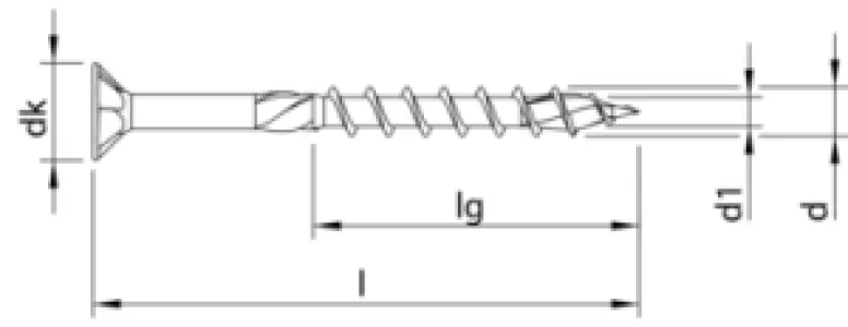 Heco Topix Plus Houtschroef 6,0 x 160 mm Torx