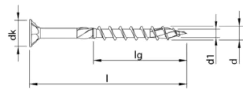 Heco Topix Plus Houtschroef 5,0 x 80 mm Pozi