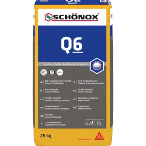 SCHÖNOX Q6 Flexibele stofarme universele poedertegellijm