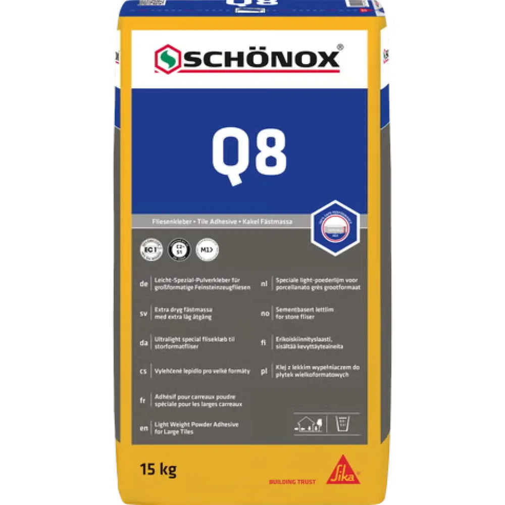 SCHÖNOX Q8 Light Flexibele stofarme poedertegellijm