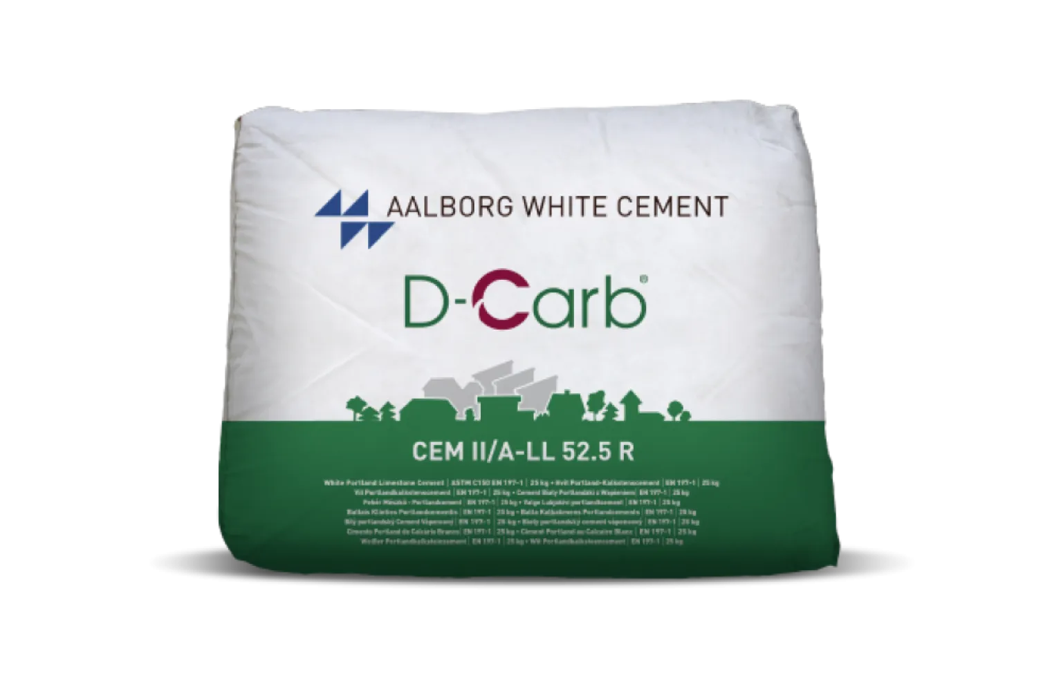 Aalborg White D-carb cement CEM II A-LL 52,5 R