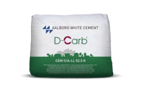 Aalborg White D-carb cement CEM II A-LL 52,5 R
