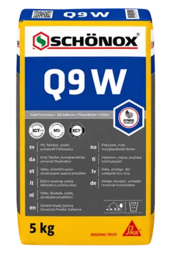 Schönox Q9 W Witte Flexibele Sneltegellijm 5 kg