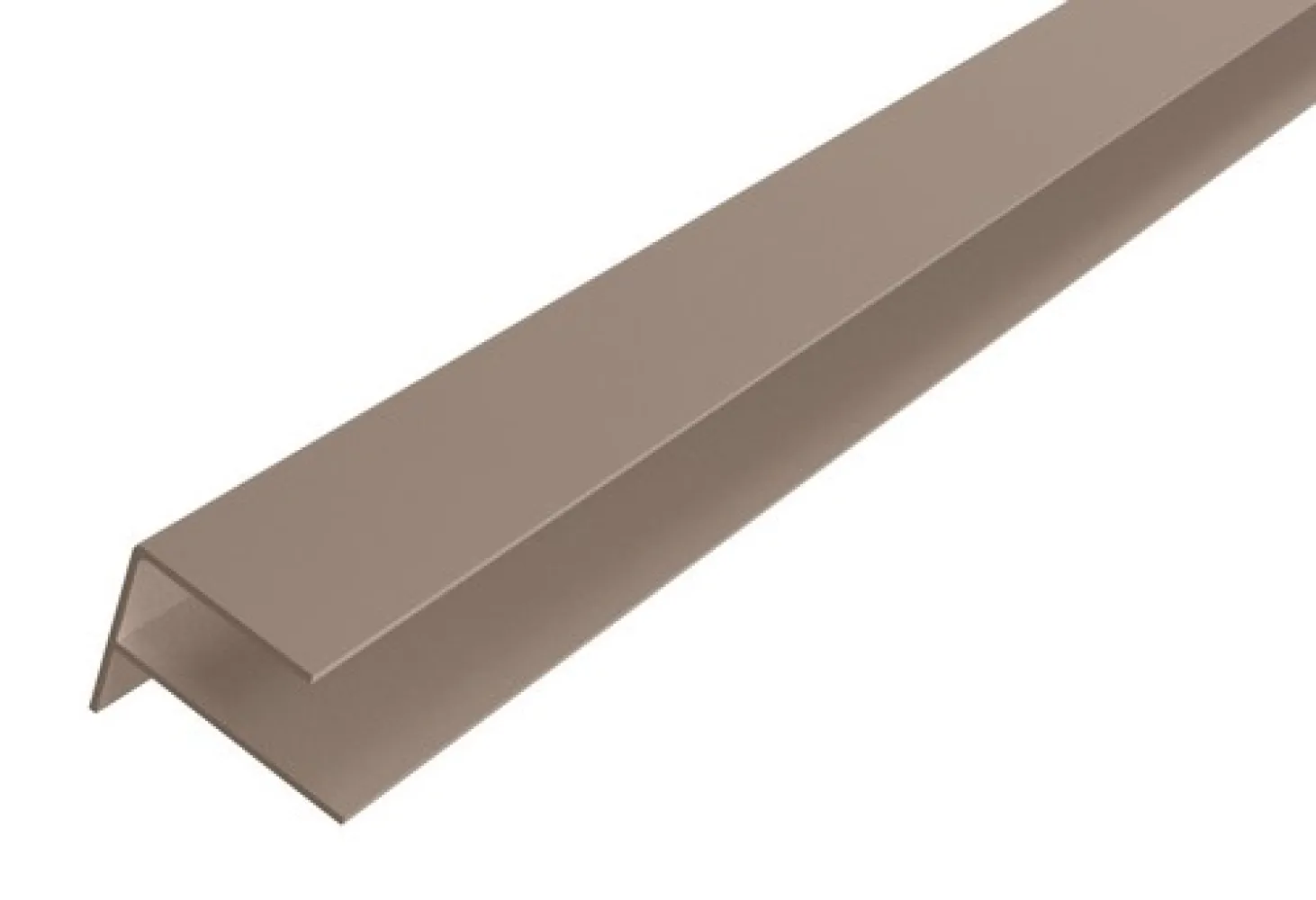 WEO35-60 aluminium F-profiel 65×80×3000 mm