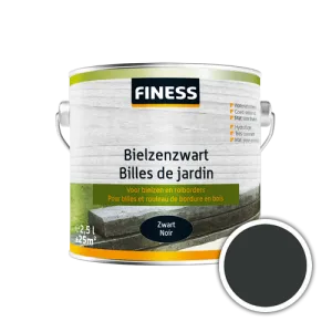 Finess Bielzenzwart zwart buiten - blik 2,5 ltr