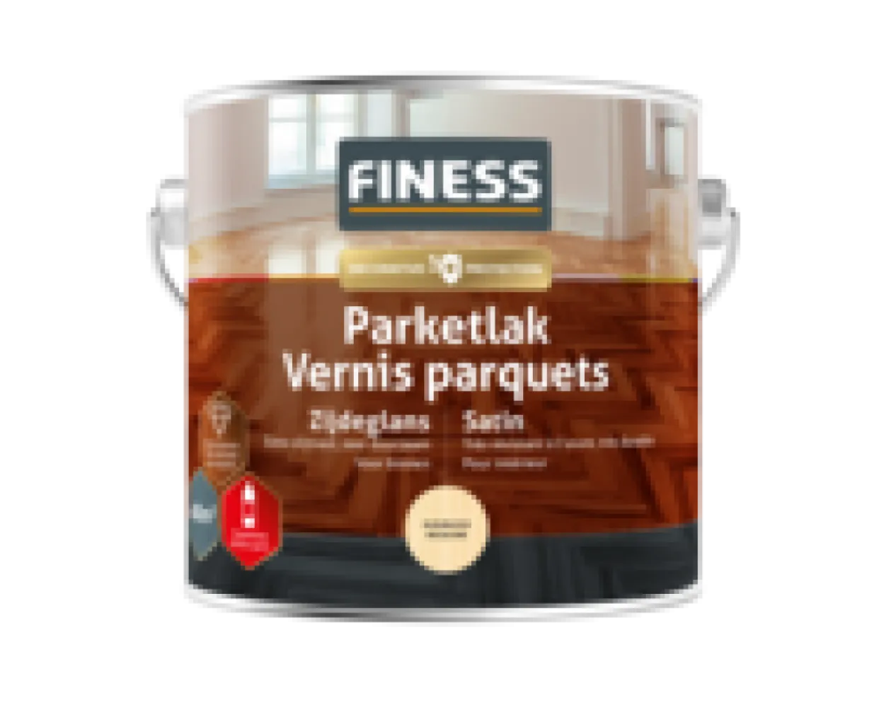 Finess Parketlak zijdeglans kleurloos binnen - blik 750 ml