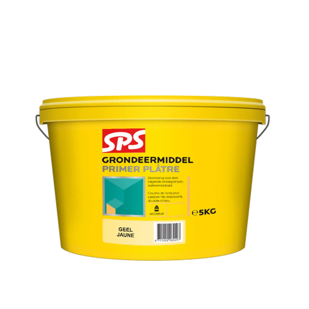 SPS Stuc-Grund geel binnen - emmer 5 kg