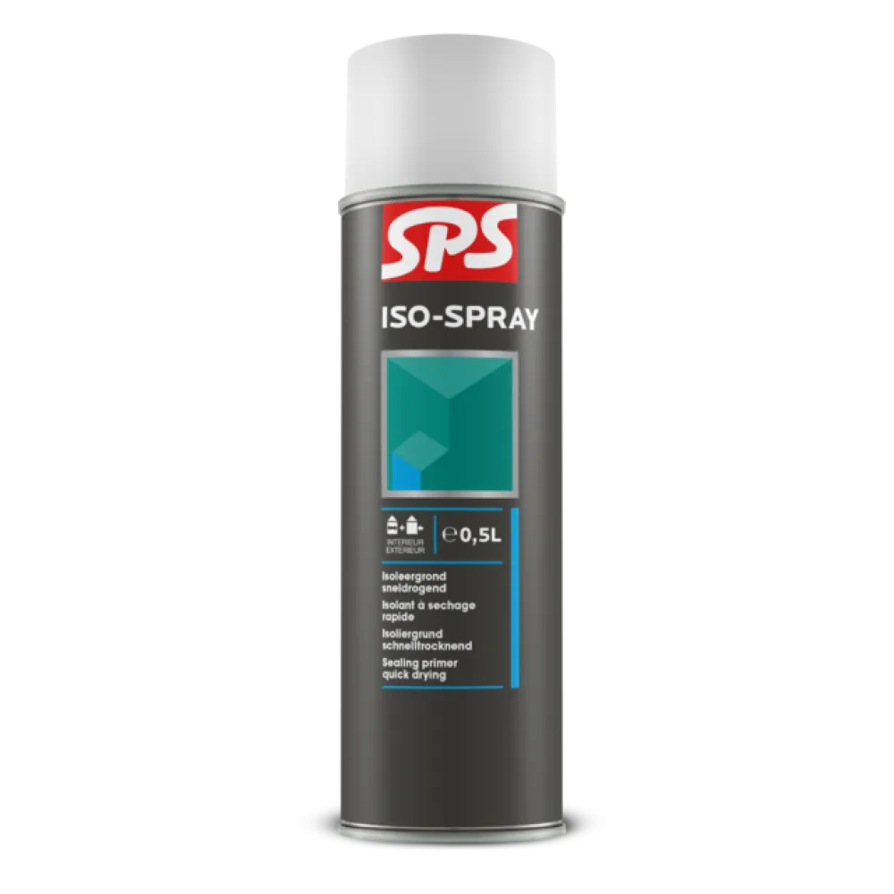 SPS Iso-Primer Spray wit binnen/buiten - spuitbus 500 ml