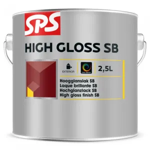 SPS High Gloss SB wit buiten - blik 2,5 ltr