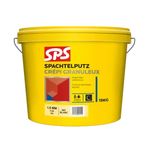 SPS Spachtelputz BB - binnen/buiten Emmer 15 KG (1,5 mm)