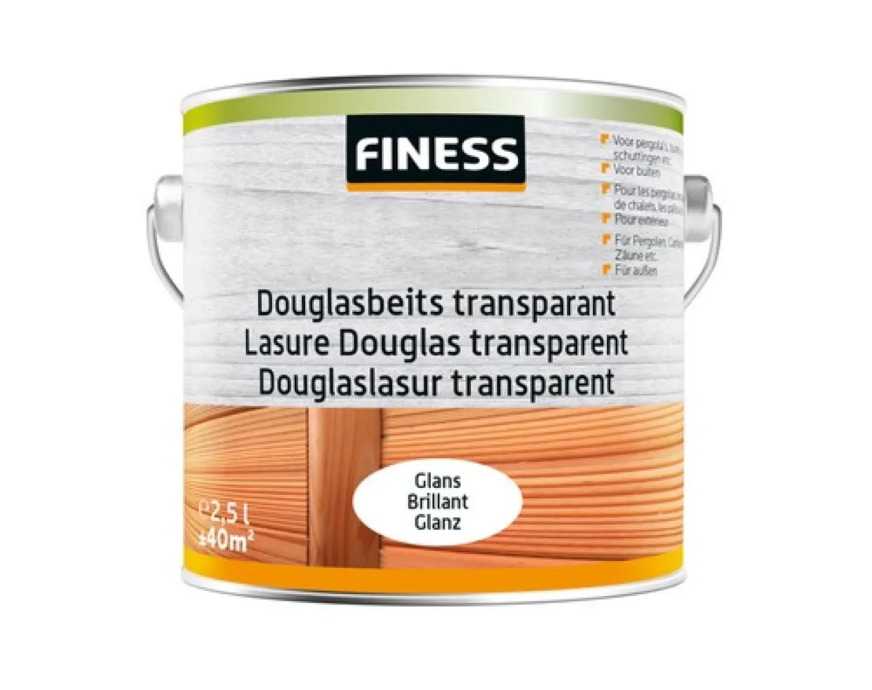 Finess Douglasbeits 2530 bu blik 2,5 ltr
