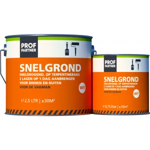 ProfPartner Snelgrond wit