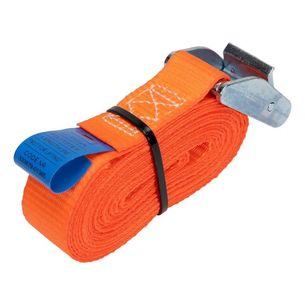 Konvox spanband 25 mm ratel CD, 5 m, 800 daN, oranje