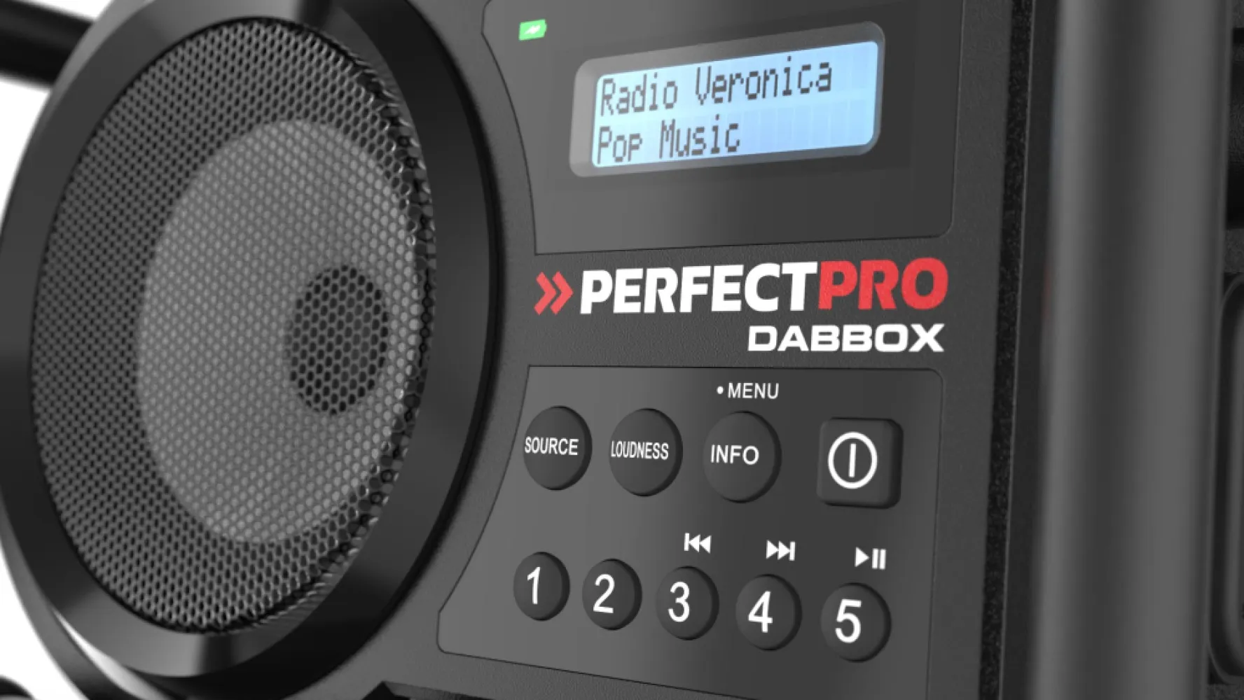 PerfectPro DABBOX Bouwradio DAB+ / FM / Bluetooth