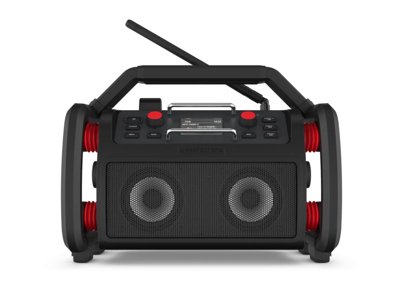 PerfectPro ROCKPRO Bouwradio DAB+ / FM / Bluetooth - IP65