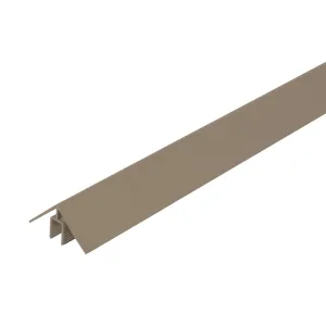 WEO alu Klikprofiel 50x50mm - L=300cm	 Light Grey RAL7006