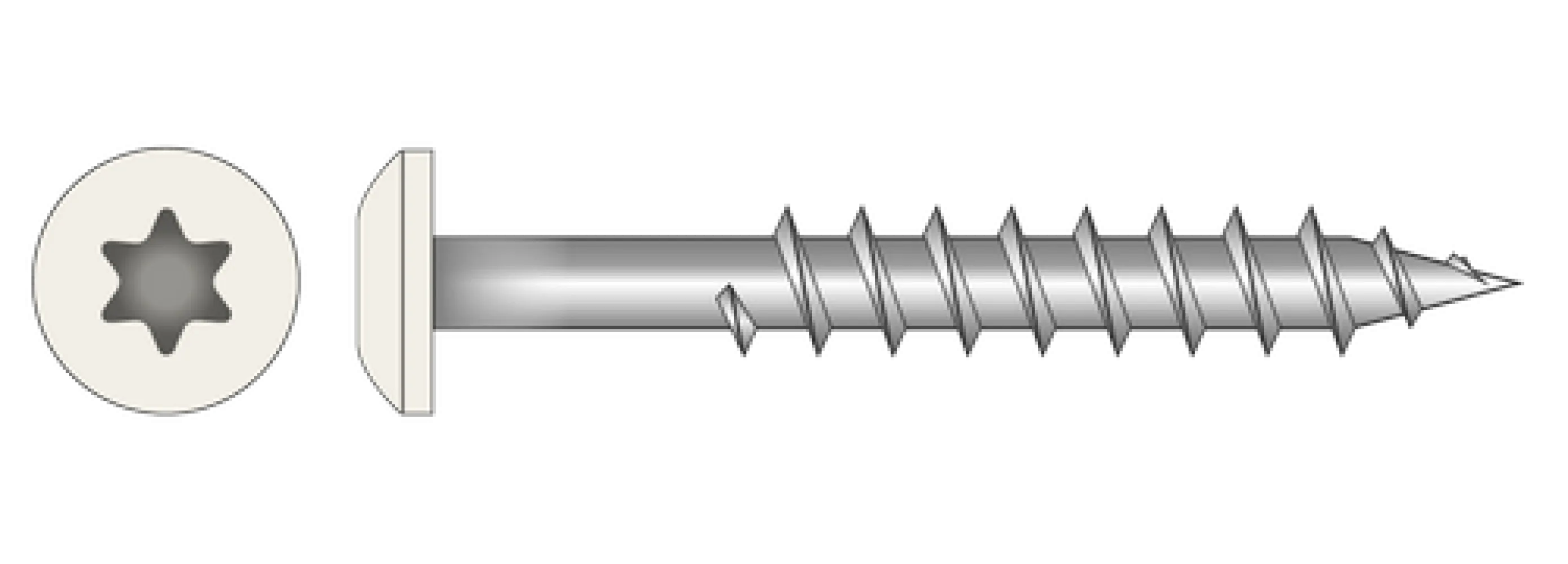 Rockpanel Schroef T-20 RVS A4/316 4,5 × 35 mm – Doos 200 stuks