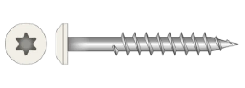 Rockpanel Schroef T-20 RVS A4/316 4,5 × 35 mm – Doos 200 stuks