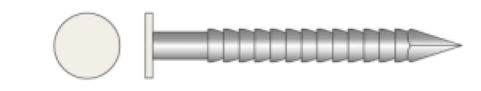 Rockpanel Nagel RVS A4/316 RAL 9010 2,8 × 32 mm – Doos 200 stuks