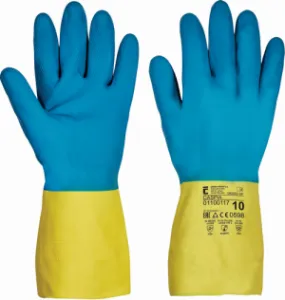 Voegershandschoen Caspia SW5700 blauw latex neopreen