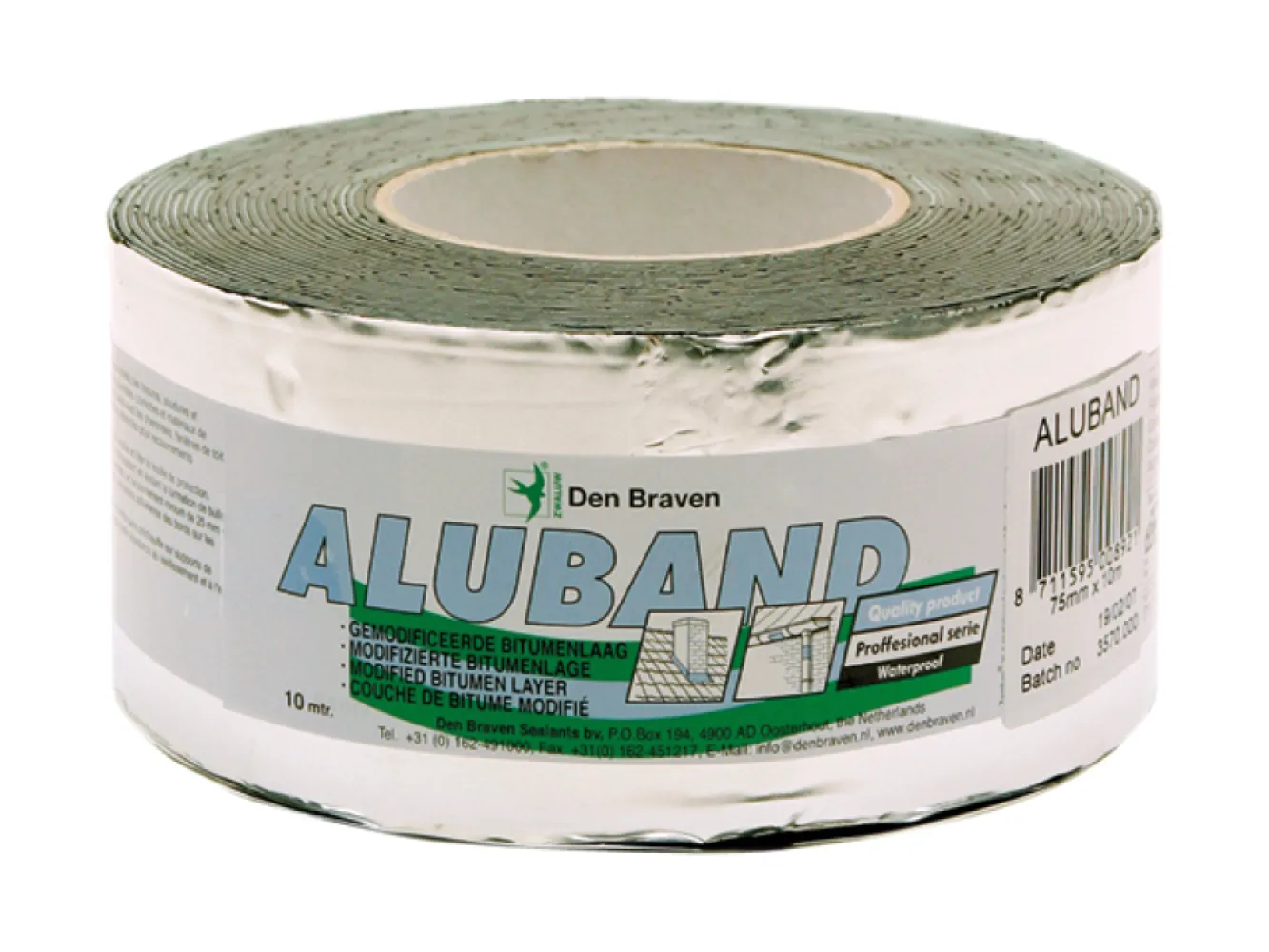 Zwaluw Aluband 150 mm rol 10 m