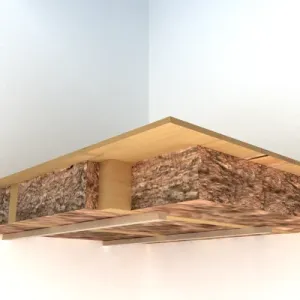Knauf Naturoll 037 glaswolrol - 6500x580x120 mm - rol á 3,77 m²