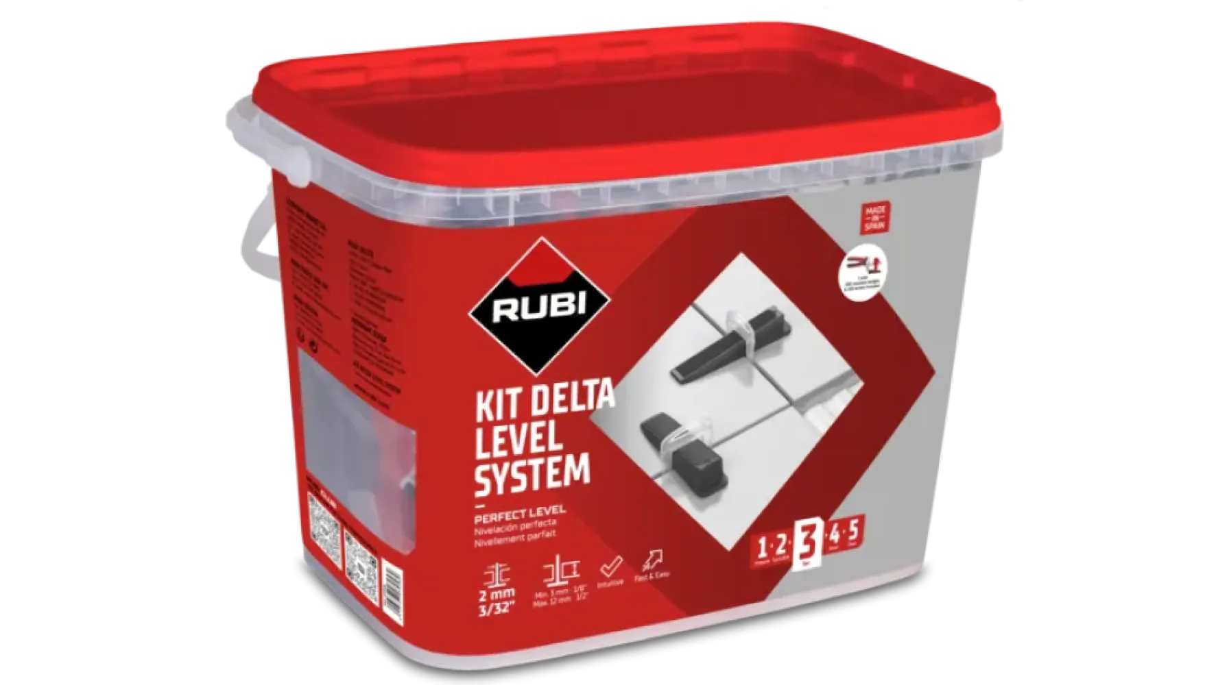 Rubi Kit Delta Level Systeem 1,5 mm