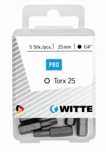 Witte Bitsdoos TORX 1/4-25 mm