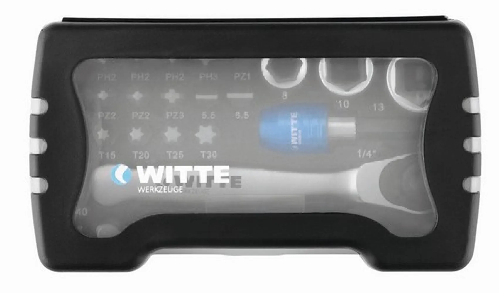 Witte BIT + Ratelset Box 24-delig