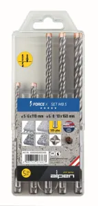 Alpen SDS-Plus FORCExBox 5-delig