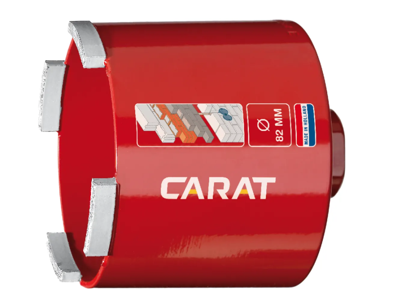 Carat Dustec Dozenboor Droog Gebruik 82x60 mm M16 ECO