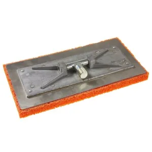 Schuurbord Draaibaar Klein Zonder Steel 140x280 mm Rood/Grof