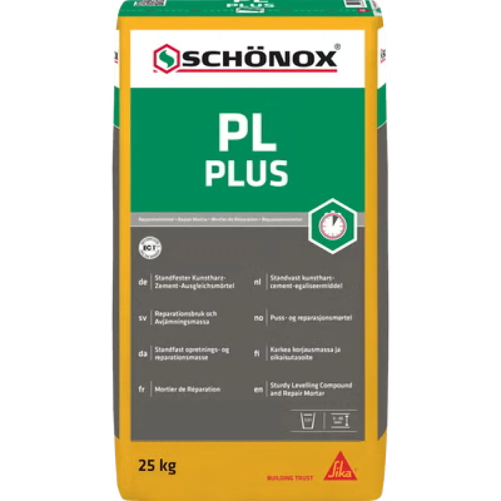 Schonox PL Plus universele reparatiemortel