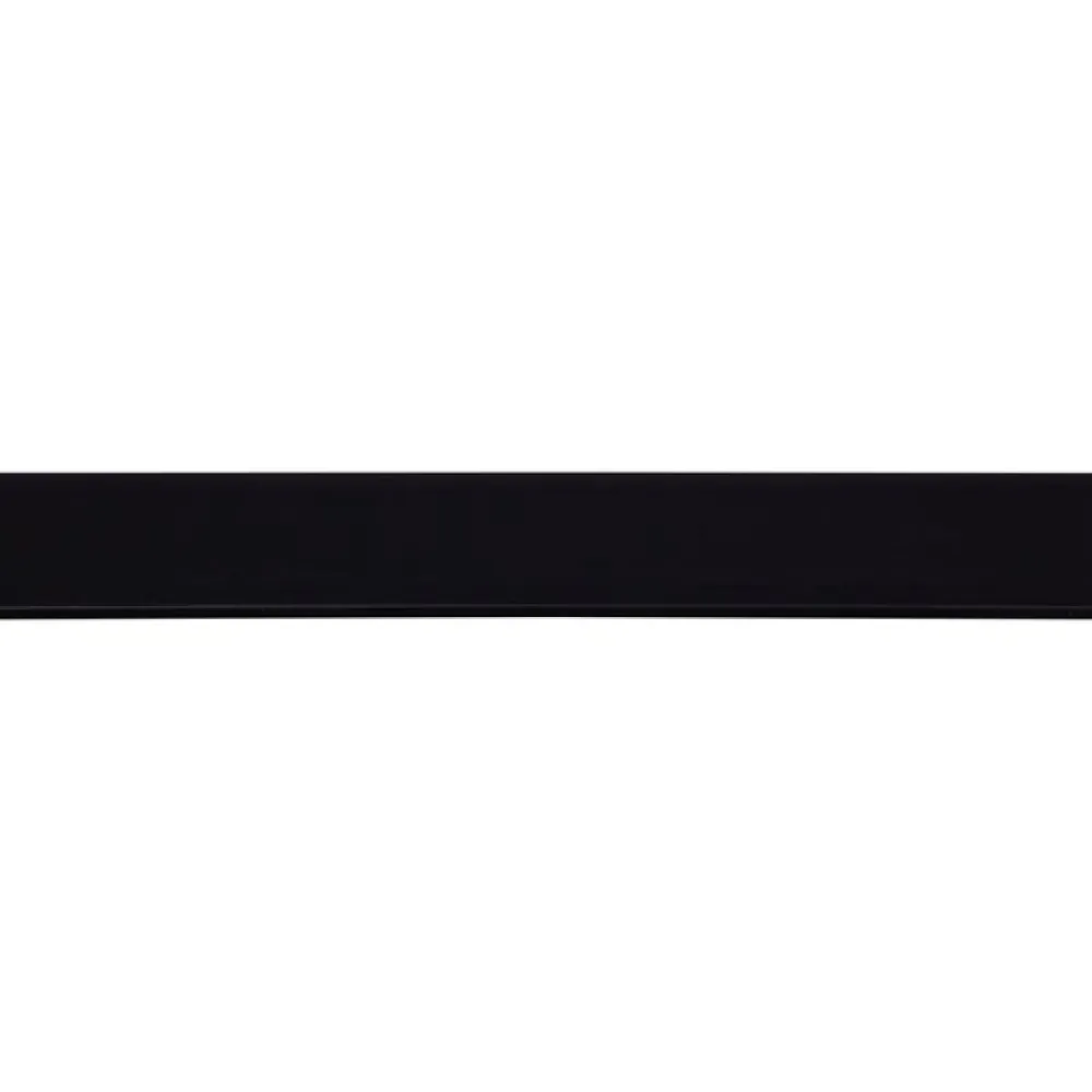 Afdekprofiel kunststof 2x30 mm zwart L= 2600 mm