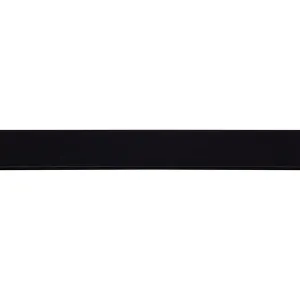 Afdekprofiel kunststof 2x30 mm zwart L= 2600 mm
