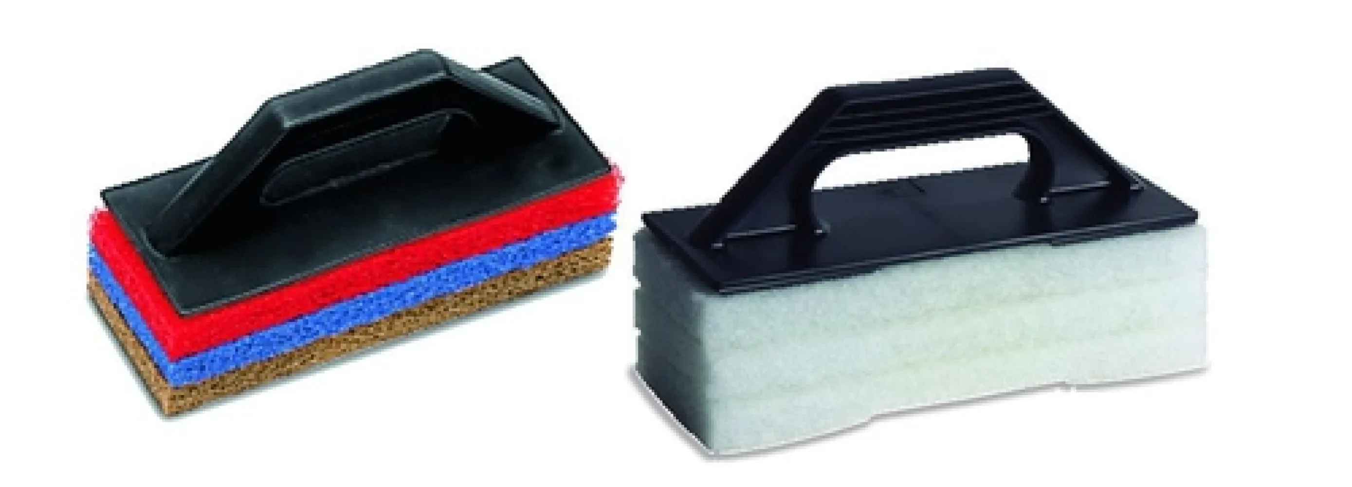 Rubi Reinigingsspaan met 3 Schuursponzen 25 cm
