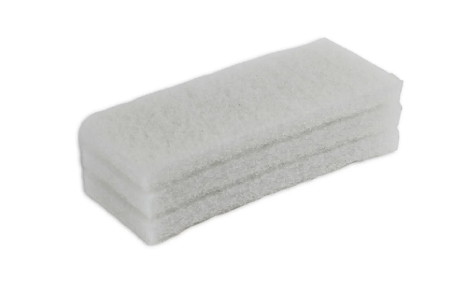 Rubi Zeer Zachte Reserve-Schuursponzen 25 cm Wit - 3 stuks