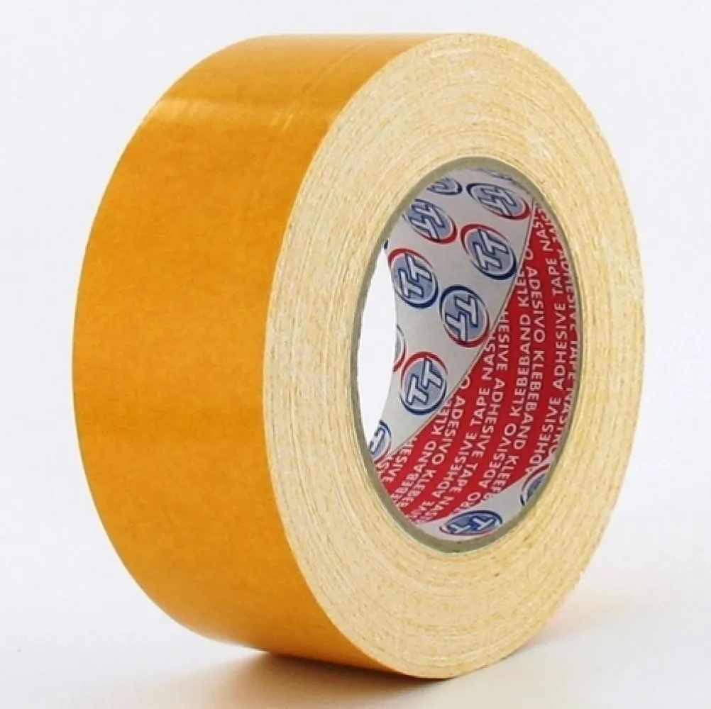 Dubbelzijdig tape Linnen 730 GDA (S) wit 50 mm - rol 25 m