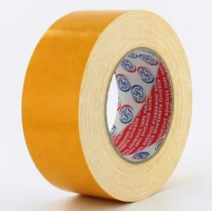 Dubbelzijdig tape Linnen 730 GDA (S) wit 50 mm - rol 25 m