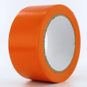 Maskingtape Soft PVC (S) oranje 50 mm - rol 33 m