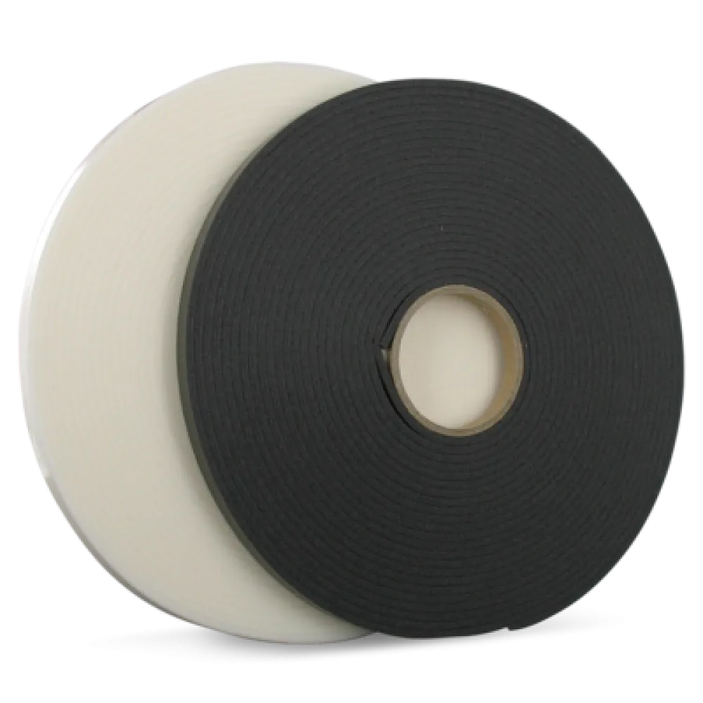Glasband PE met folie grijs 9x3 mm - set à 2 rollen van 10 m
