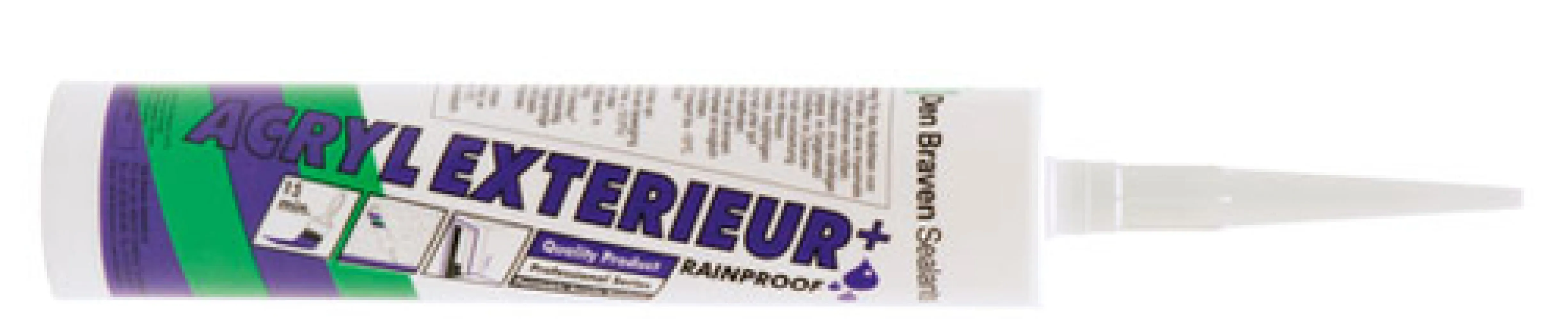 Zwaluw Acryl Exterieur Plus 310 ml wit